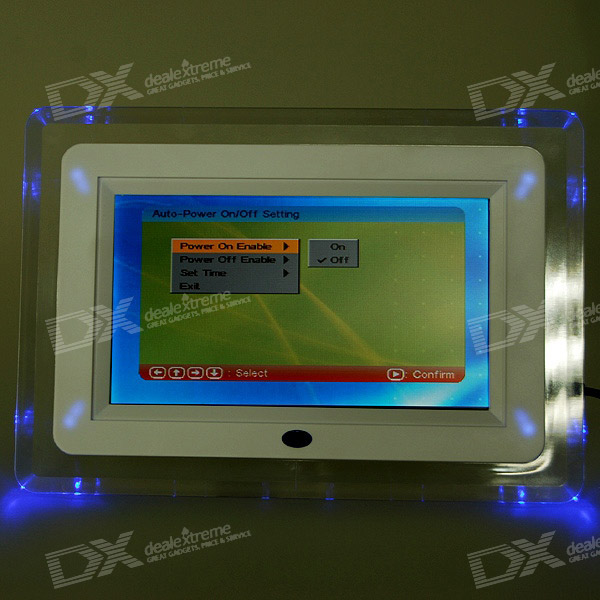 7 inch TFT wide 16:9 LCD Screen